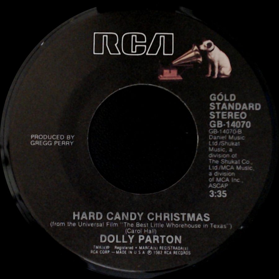 Dolly Parton - Hard Candy Christmas / Tennessee Homesick Blues side A