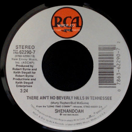 Shenandoah - Hey Mister (I Need This Job) / There Ain't No Beverly Hills In Tennessee side B