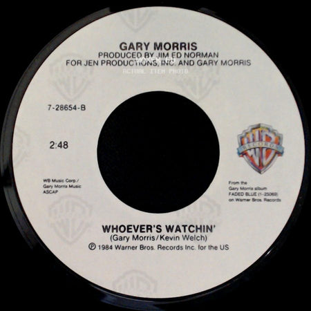 Gary Morris - Honeycomb / Whoever's Watchin' side B