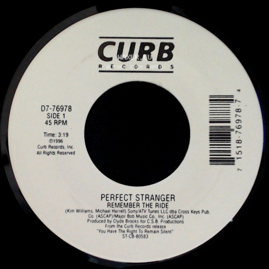 Perfect Stranger - Perfect Stranger Remember The Ride / Cut Me Off side A