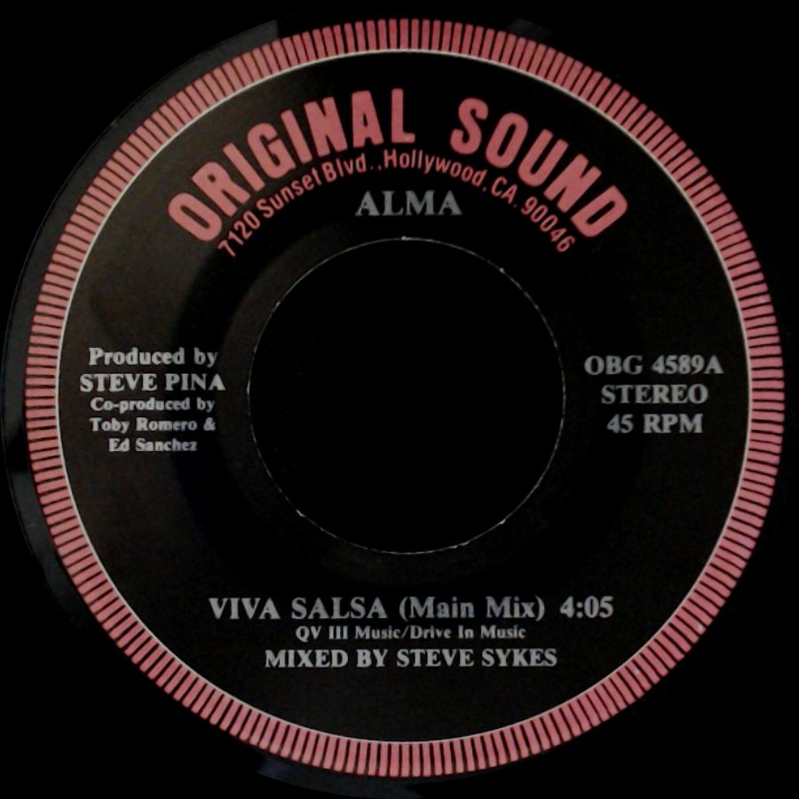 Alma - Viva Salsa (Main Mix) / Viva Salsa (Party-Casa Mix) side A