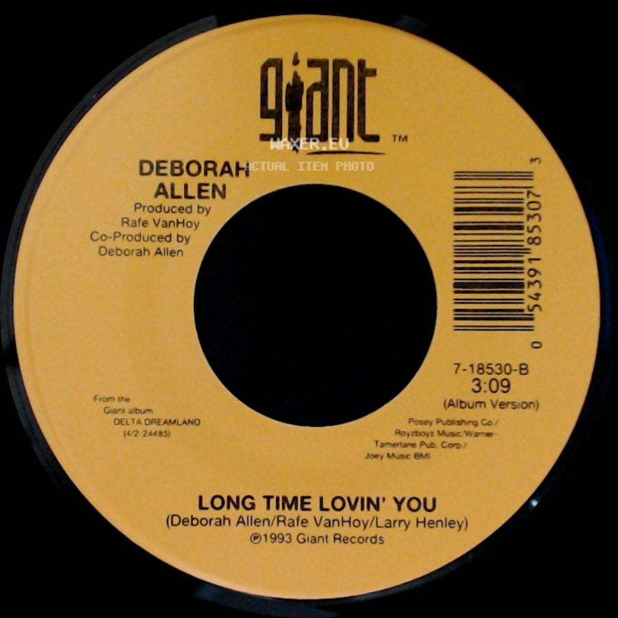 Deborah Allen - If You're Not Gonna Love Me / Long Time Lovin' You side B