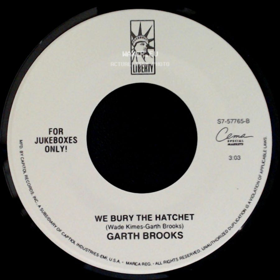 Garth Brooks - The River / We Bury The Hatchet side B