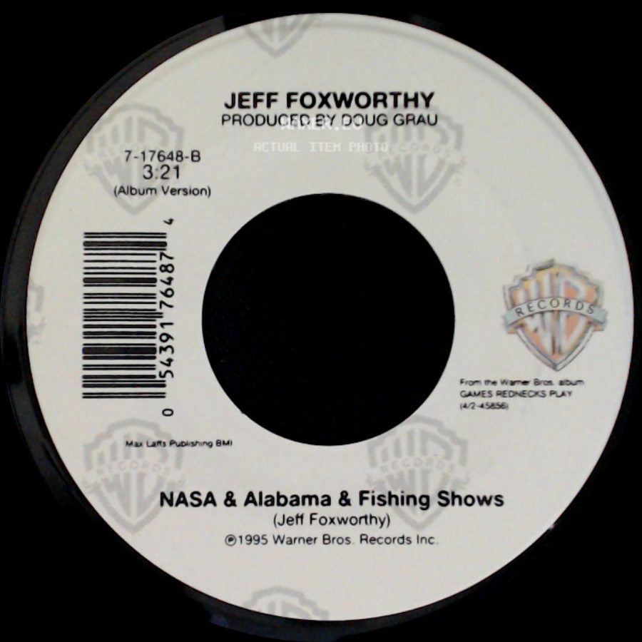 Jeff Foxworthy With Special Guest Alan Jackson / Jeff Foxworthy - Redneck Games / Nasa & Alabama & Fishing Shows side B