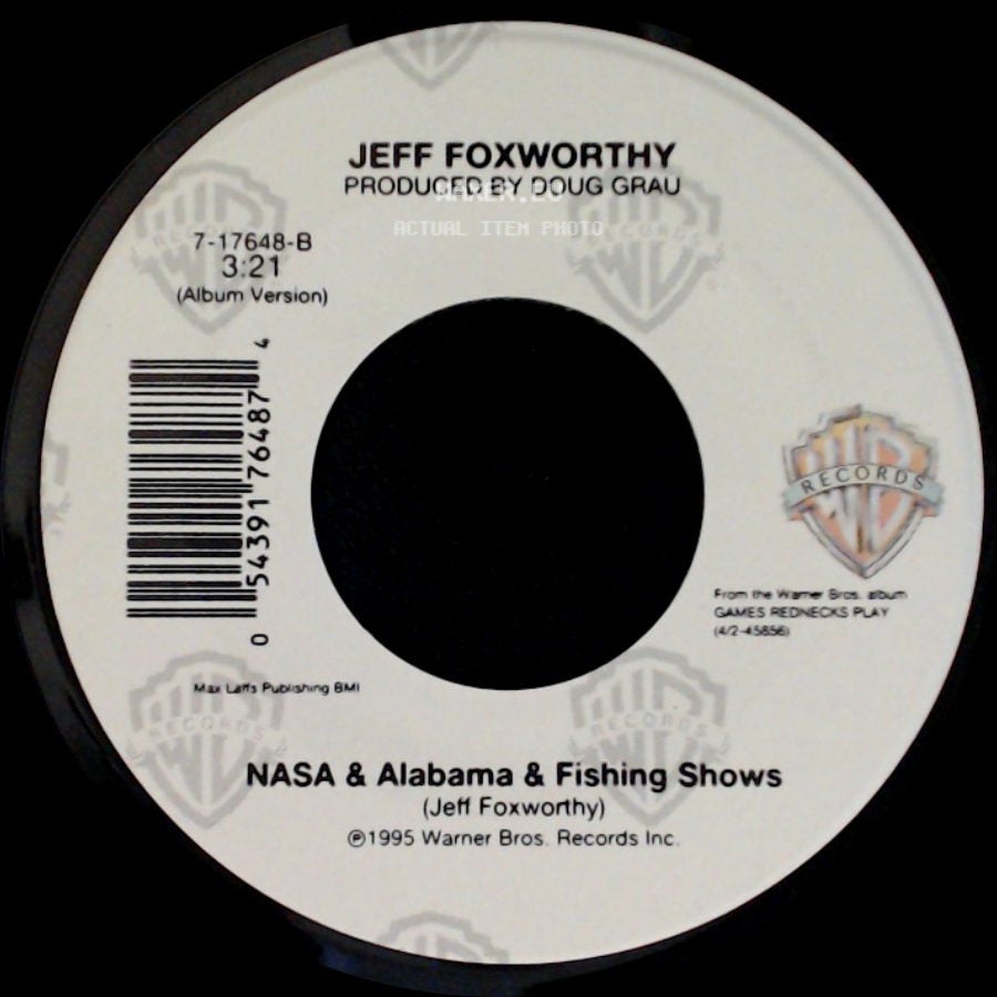 Jeff Foxworthy With Special Guest Alan Jackson / Jeff Foxworthy - Redneck Games / Nasa & Alabama & Fishing Shows side B