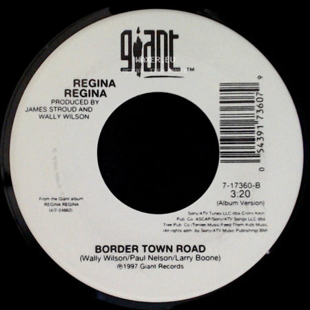 Right Plan, Wrong Man / Regina Regina - Unknown Title A / Border Town Road side B