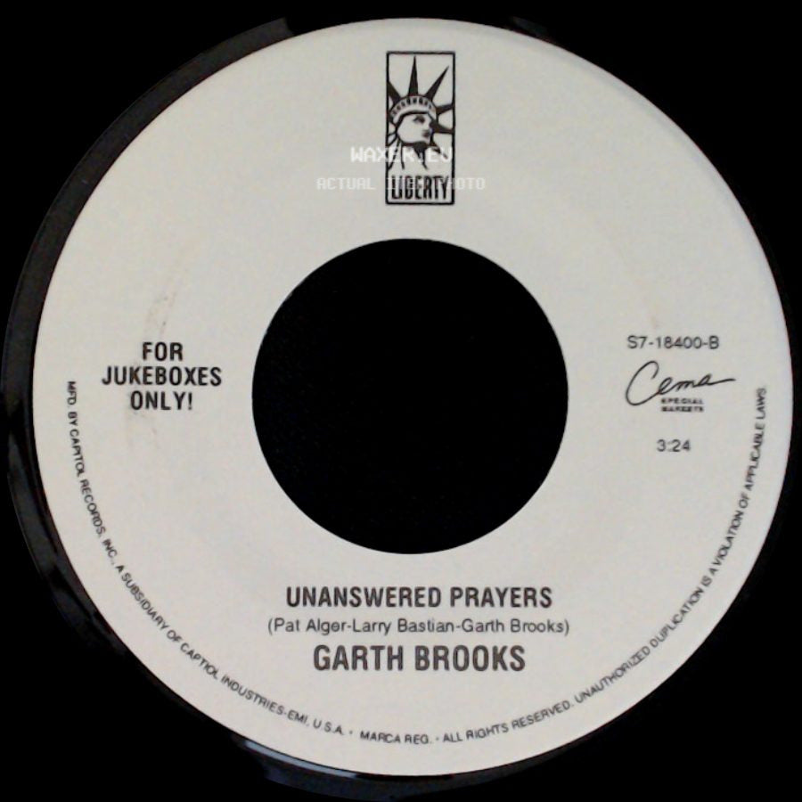 Garth Brooks - Two Of A Kind, Workin' On A Full House / Unanswered Prayers side B