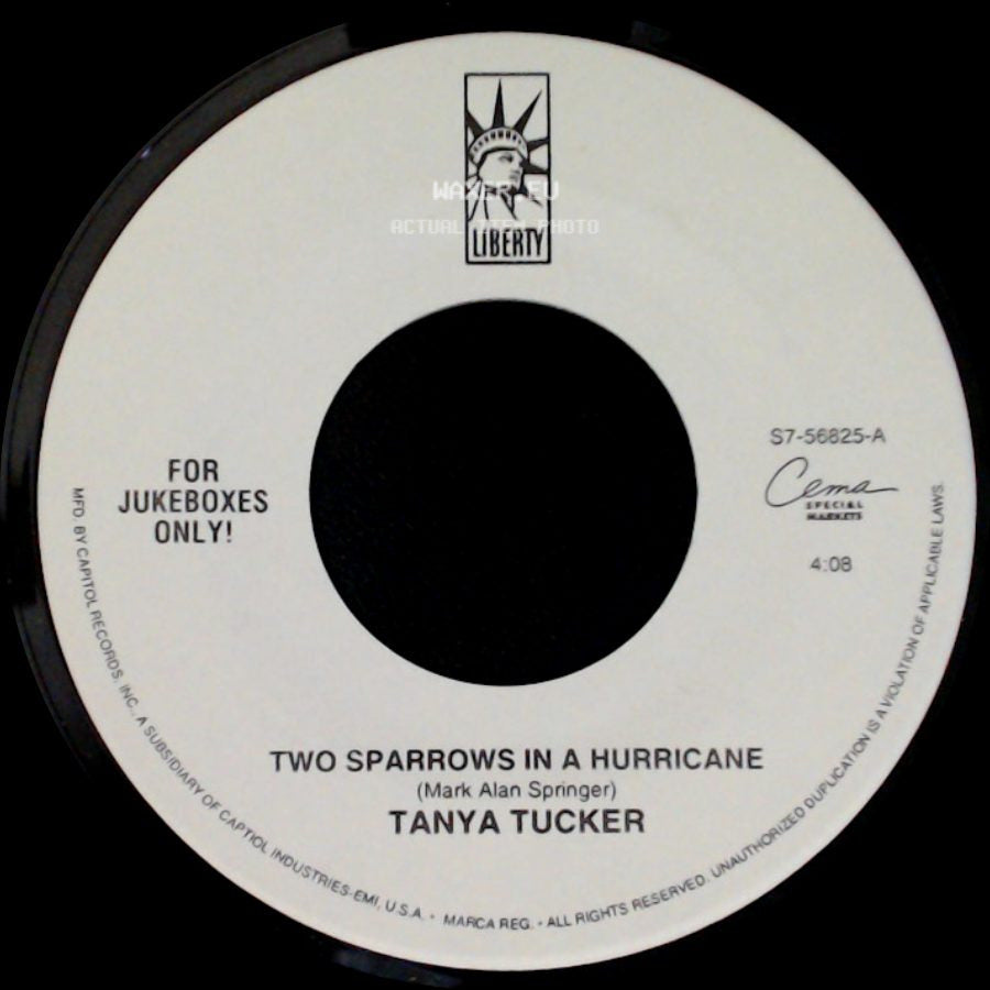 Tanya Tucker - Two Sparrows In A Hurricane / Danger Ahead side A