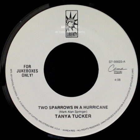 Tanya Tucker - Two Sparrows In A Hurricane / Danger Ahead side A