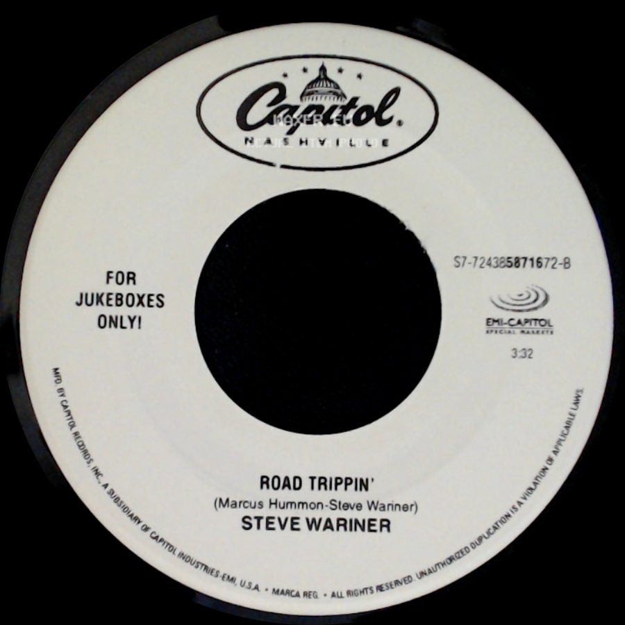 Steve Wariner - Burnin' The Roadhouse Down (Duet With Garth Brooks) / Road Trippin' side B