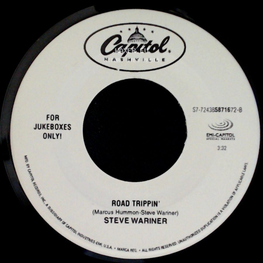 Steve Wariner - Burnin' The Roadhouse Down (Duet With Garth Brooks) / Road Trippin' side B