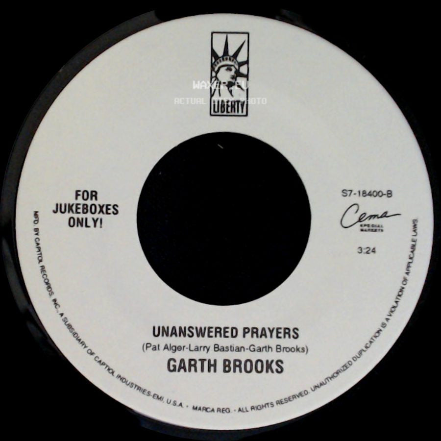 Garth Brooks - Two Of A Kind, Workin' On A Full House / Unanswered Prayers side B