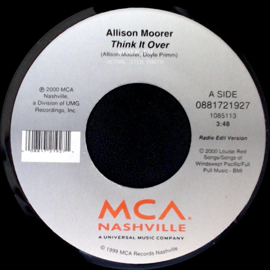 Allison Moorer - Think It Over / The Hardest Part side A