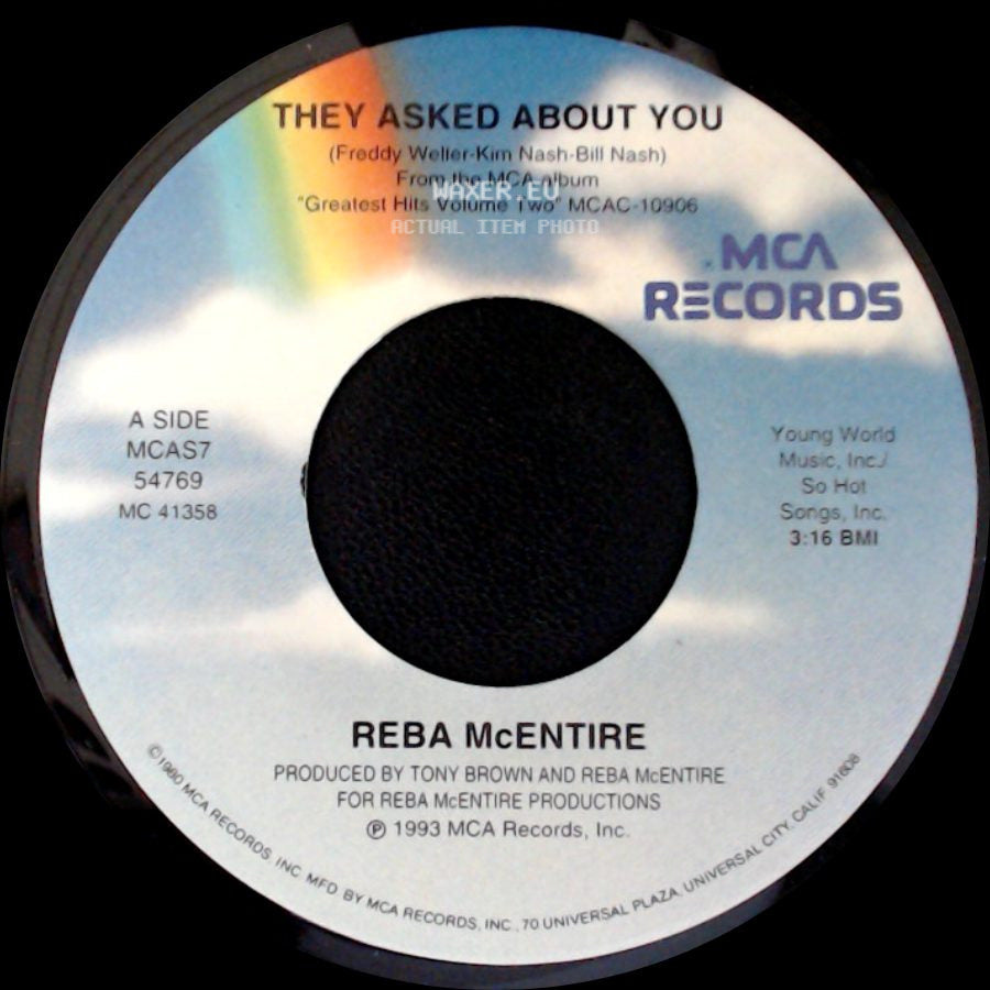Reba Mcentire - They Asked About You / For Herself side A