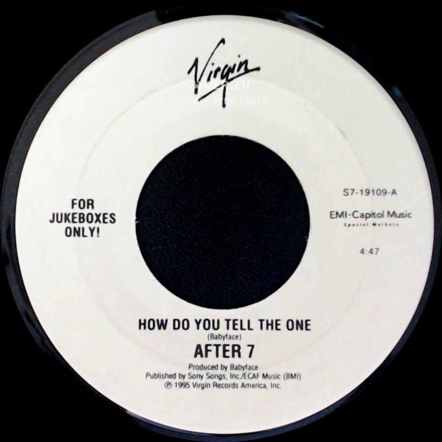 After 7 - Takin' My Time / How Do You Tell The One side B