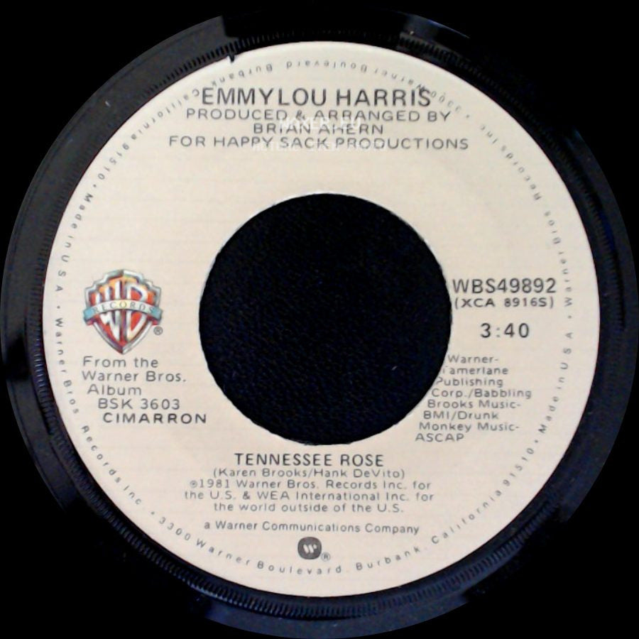 Emmylou Harris - Tennessee Rose / Mama Help side A