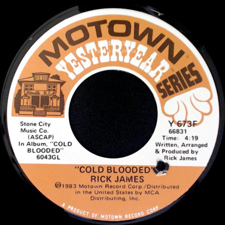 Rick James - Cold Blooded / She Blew My Mind (69 Times) side A