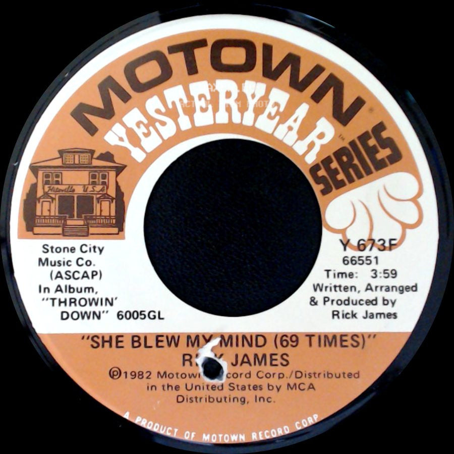 Rick James - Cold Blooded / She Blew My Mind (69 Times) side B