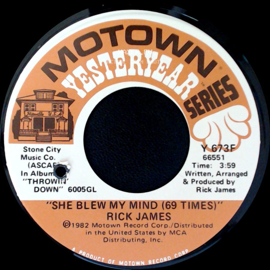 Rick James - She Blew My Mind (69 Times) / "Cold Blooded" side A