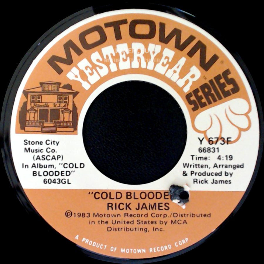 Rick James - She Blew My Mind (69 Times) / "Cold Blooded" side B