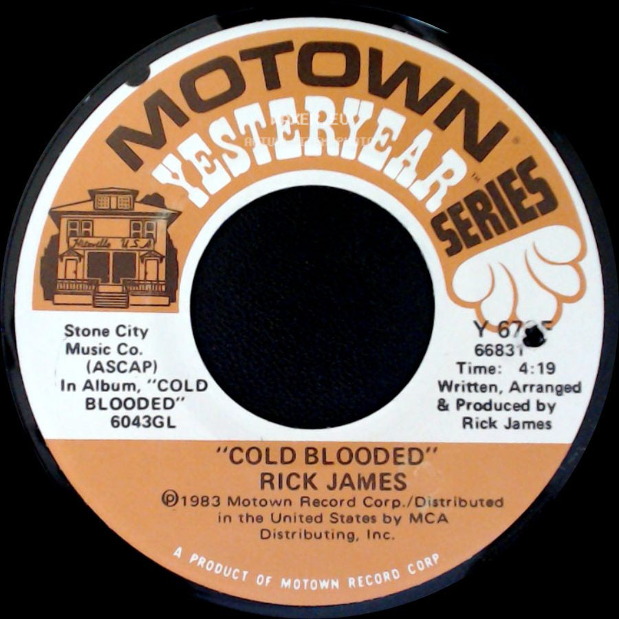 Rick James - Cold Blooded / She Blew My Mind (69 Times) side A