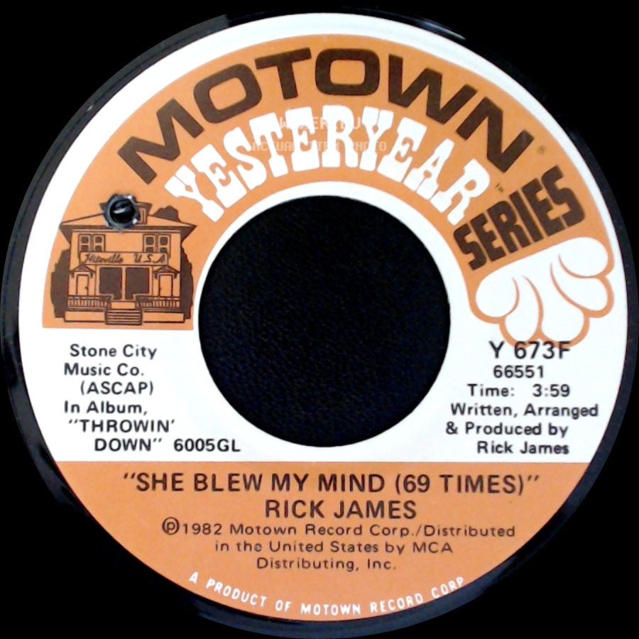 Rick James - Cold Blooded / She Blew My Mind (69 Times) side B