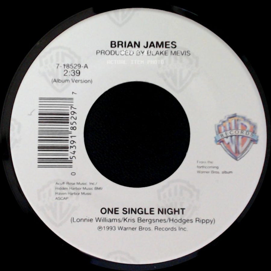 Brian James - One Single Night / No Chance To Dance side A