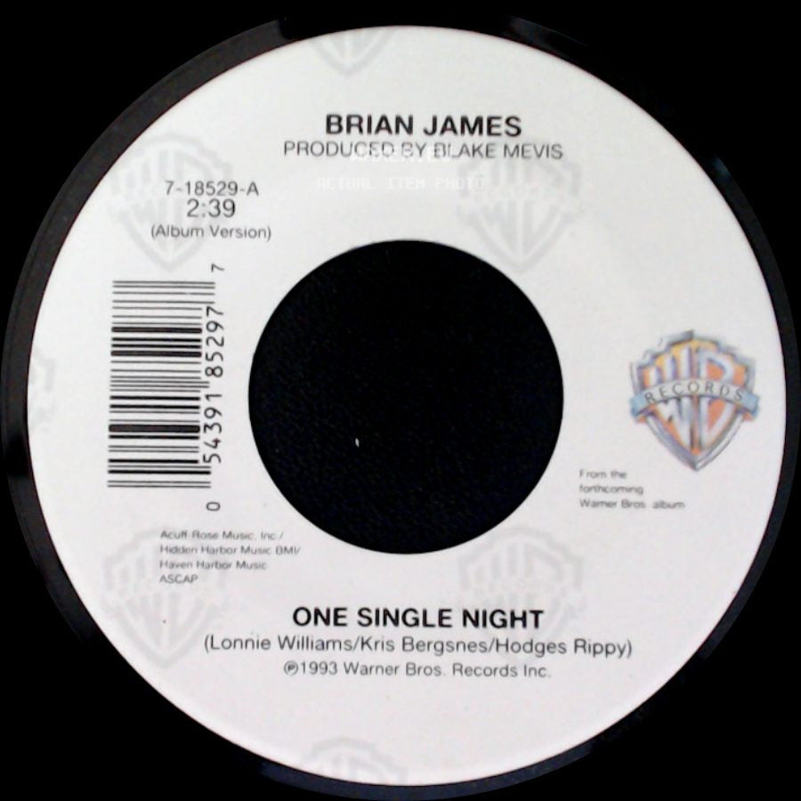 Brian James - One Single Night / No Chance To Dance side A