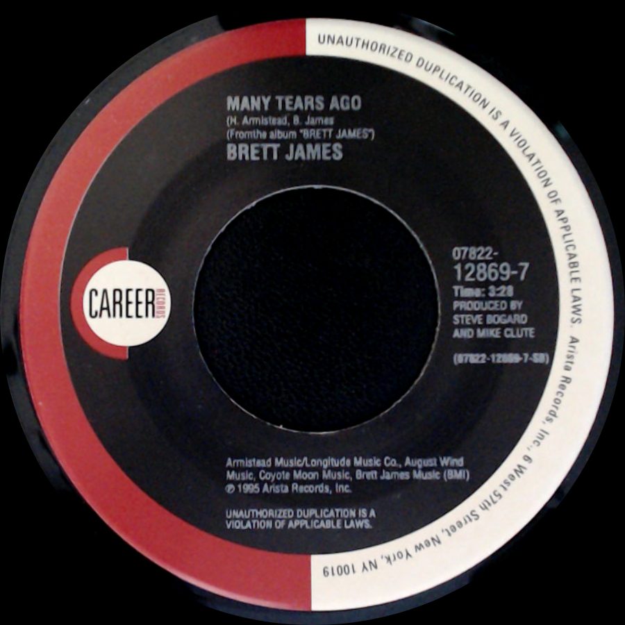 Brett James - If I Could See Love / Many Tears Ago side B