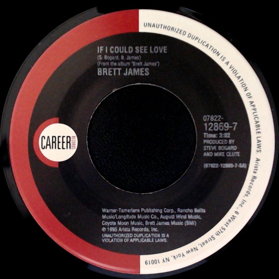 Brett James - If I Could See Love / Many Tears Ago side A
