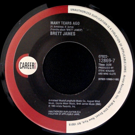 Brett James - If I Could See Love / Many Tears Ago side B