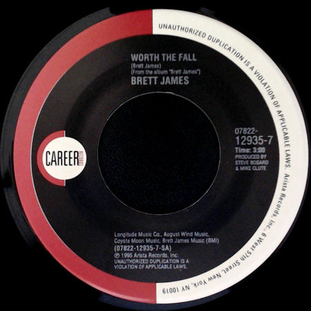 Brett James - Wake Up And Smell The Whiskey / Worth The Fall side B