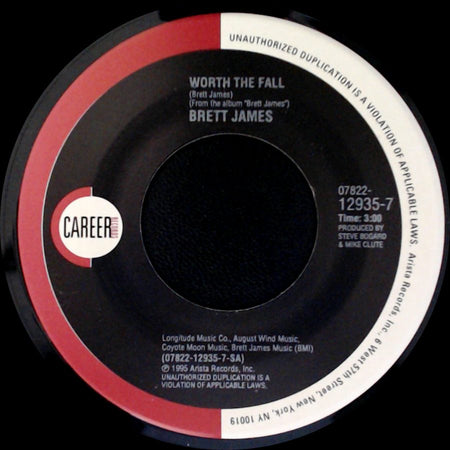 Brett James - Wake Up And Smell The Whiskey / Worth The Fall side B