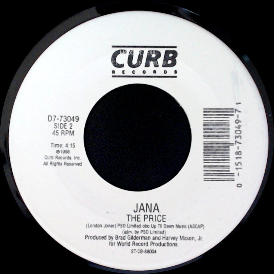 Jana - Near Me / The Price side B
