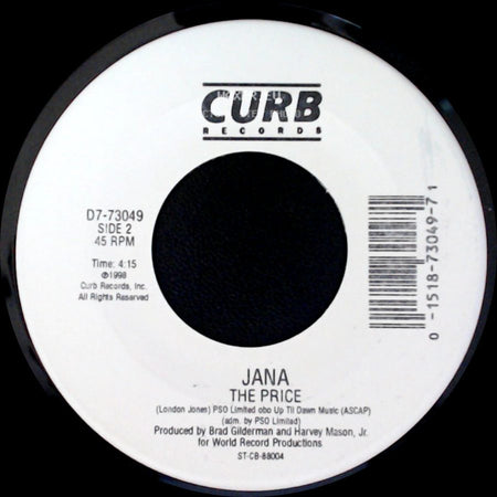 Jana - Near Me / The Price side B