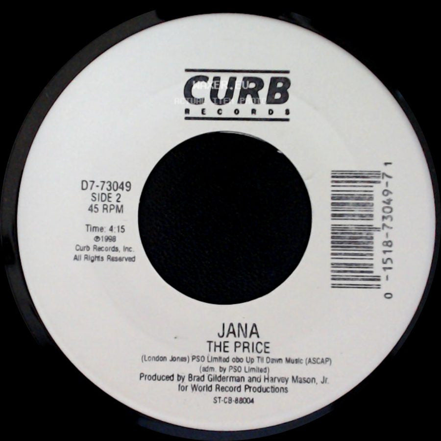Jana - Near Me / The Price side B