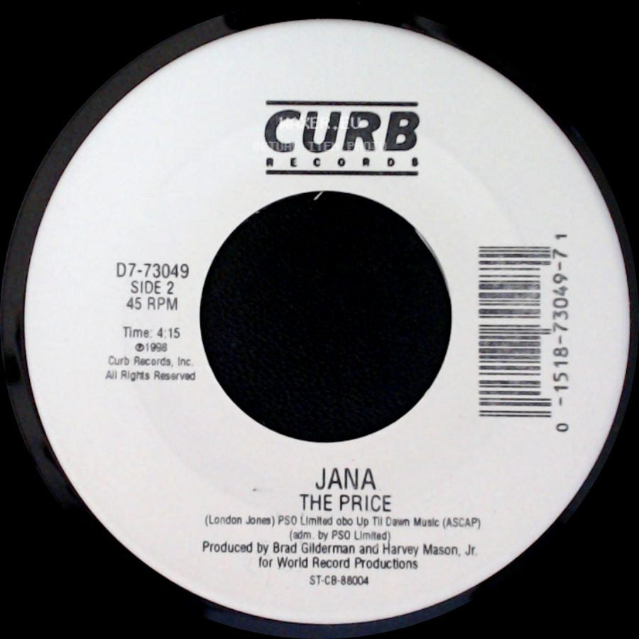 Jana - Near Me / The Price side B