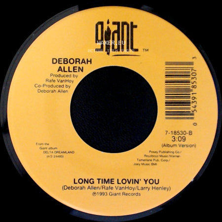 Deborah Allen - If You're Not Gonna Love Me / Long Time Lovin' You side B
