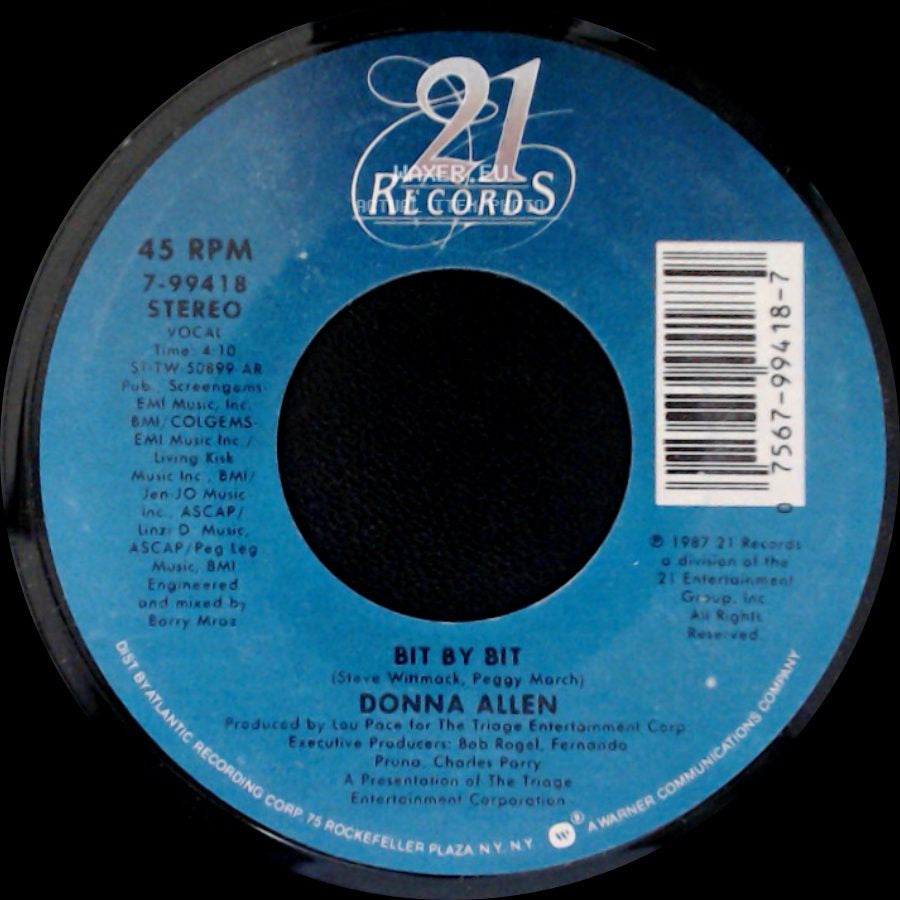 Donna Allen - Sweet Somebody / Bit By Bit side B