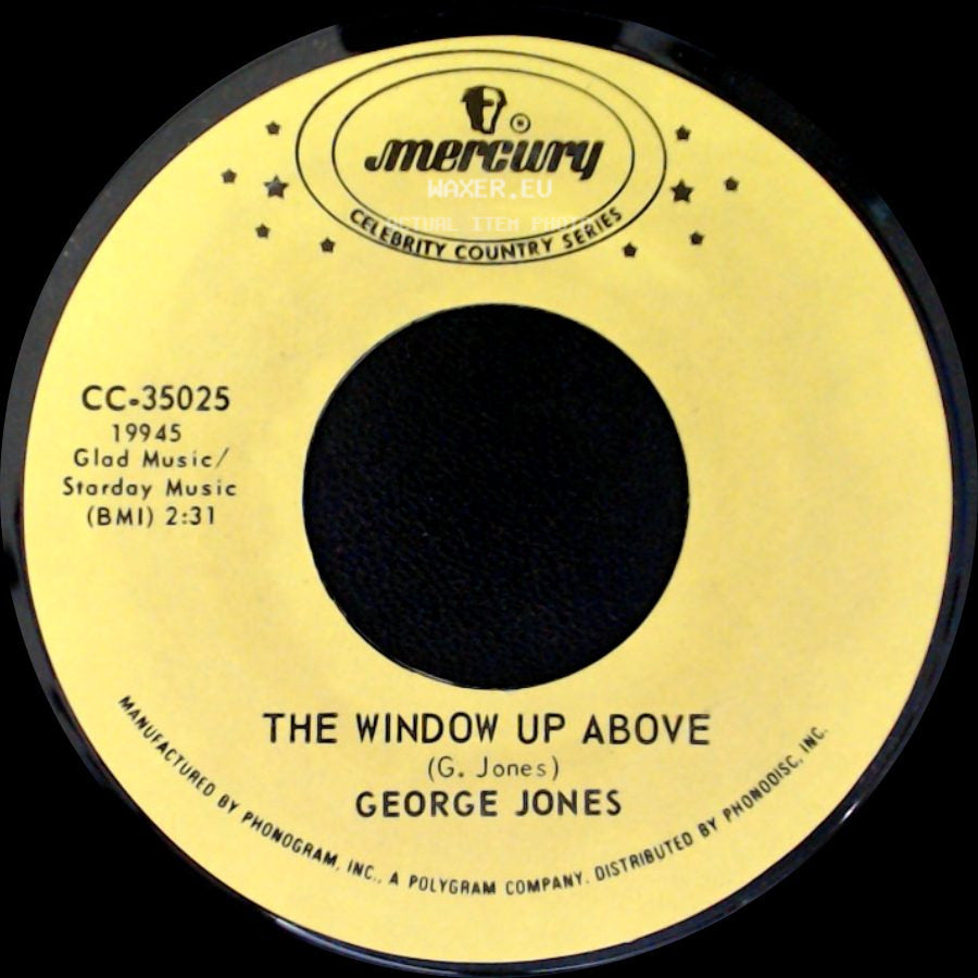 George Jones - Tender Years / The Window Up Above side B