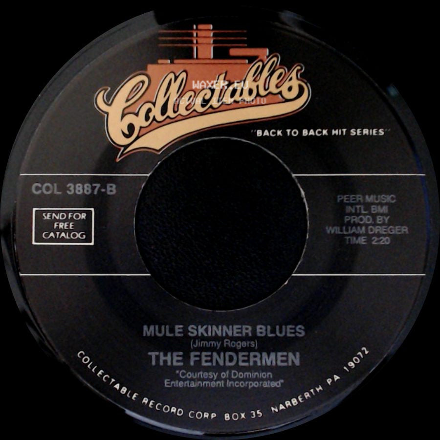 The Olympics / The Fendermen - Western Movies / Mule Skinner Blues side B