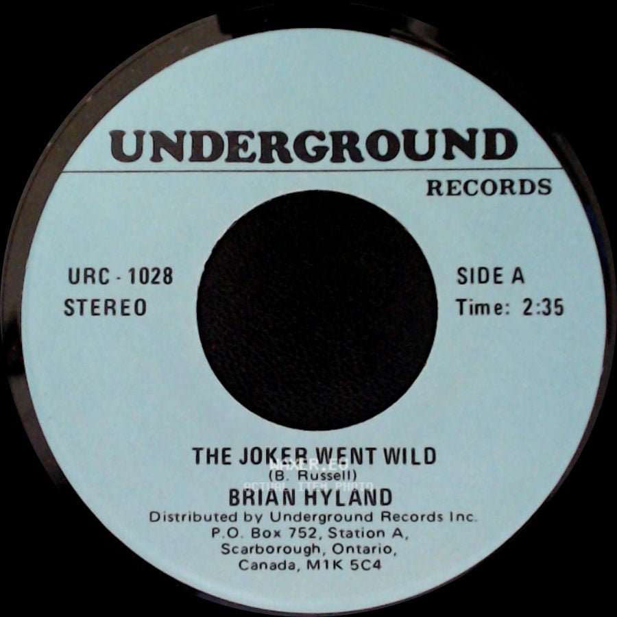 Brian Hyland / Bobby Harris - The Joker Went Wild / Mr. Success side A