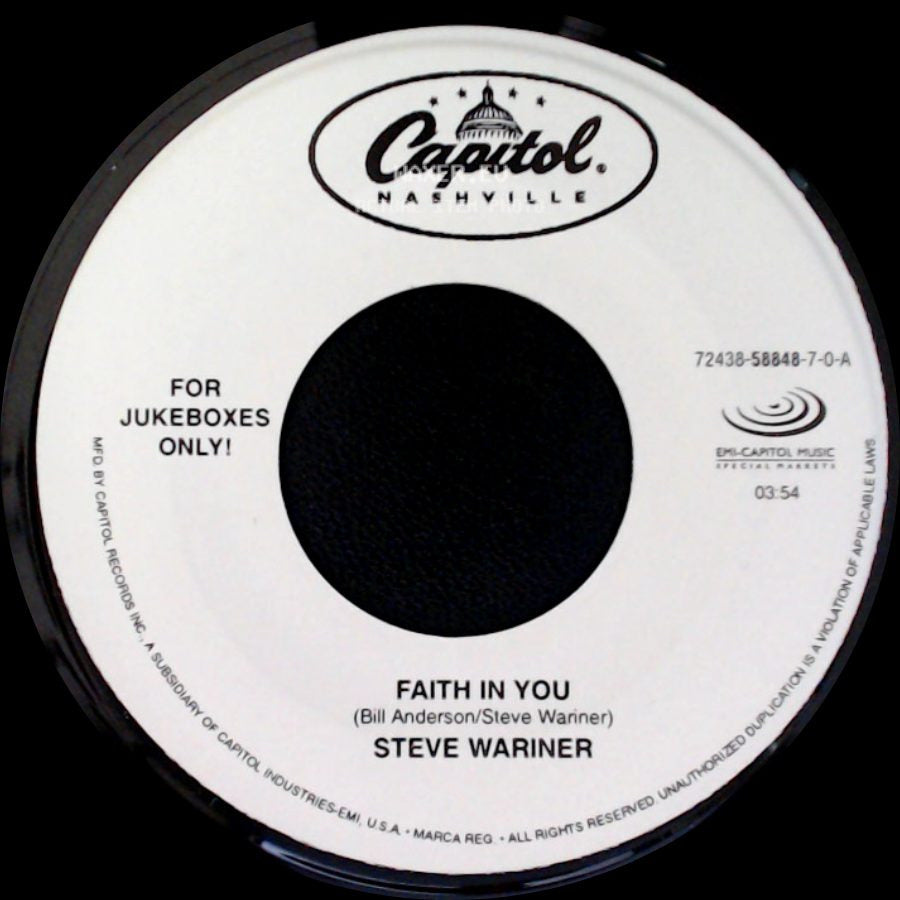 Steve Wariner - Faith In You / Blinded side A