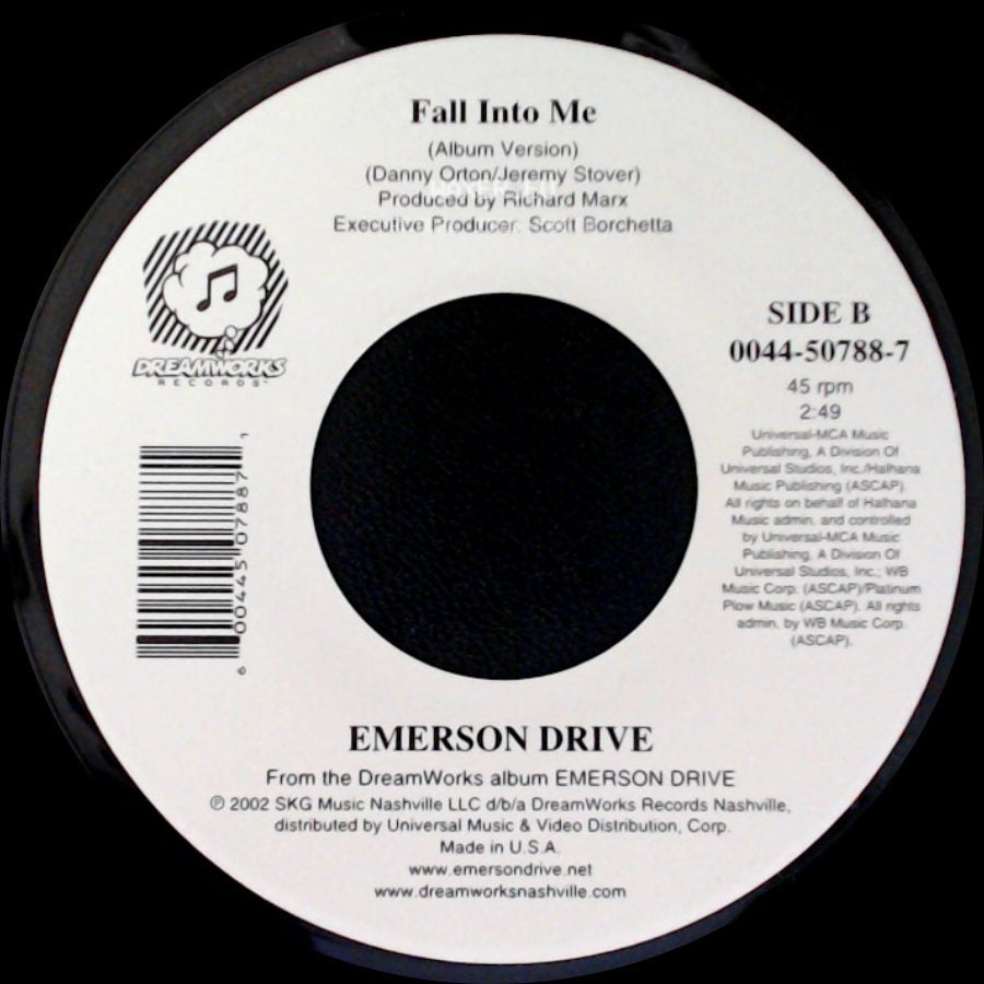 Emerson Drive - Only God (Could Stop Me Loving You) / Fall Into Me (Album Version) side B