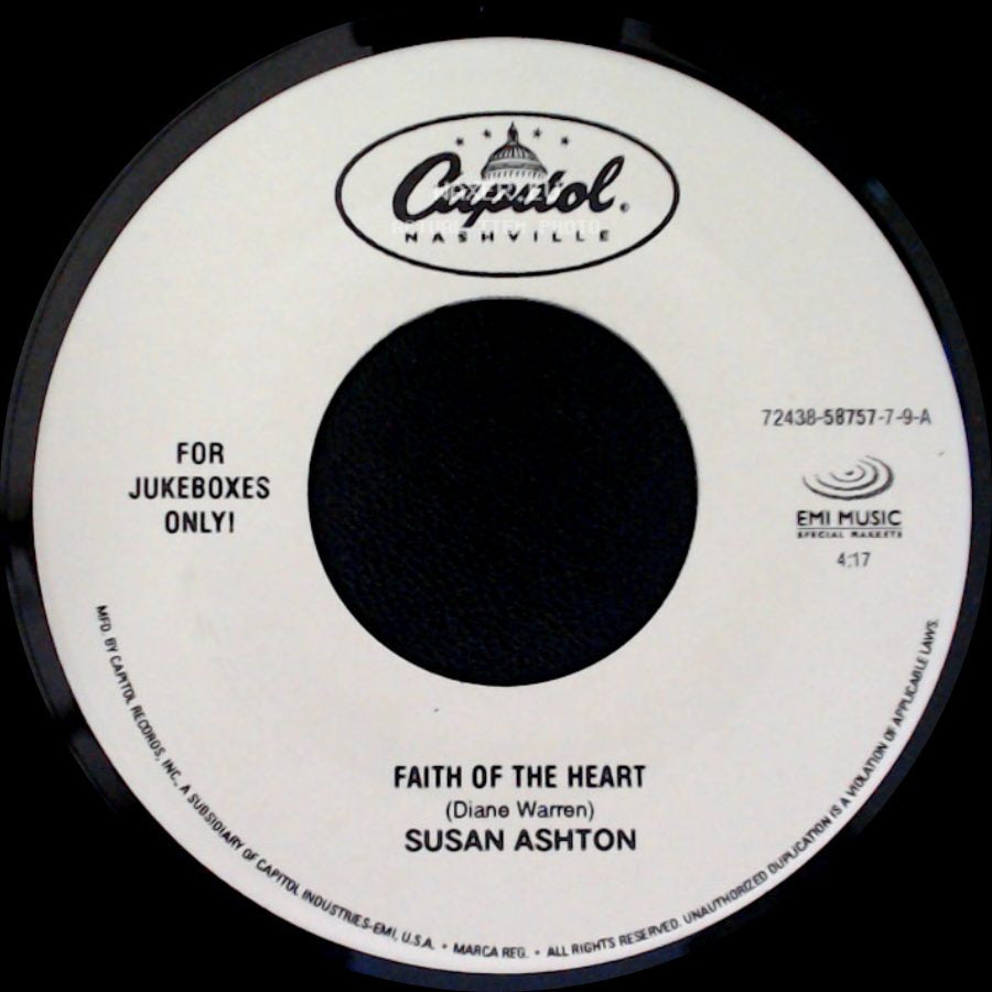 Susan Ashton - Faith Of The Heart / Spinning Like A Wheel side A
