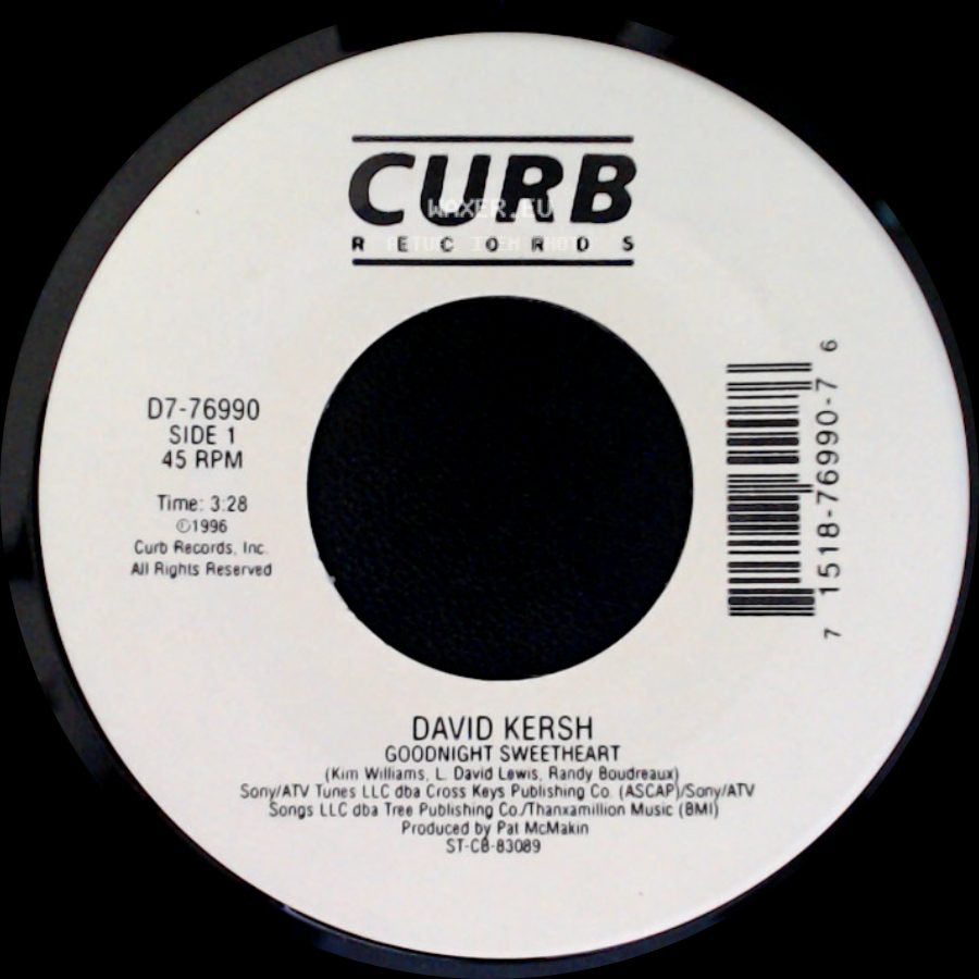 David Kersh - Goodnight Sweetheart / Breaking Hearts And Taking Names side A