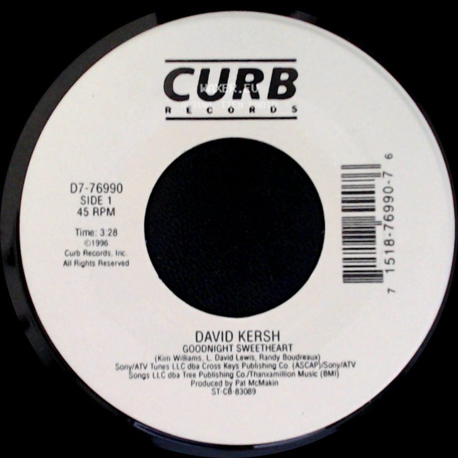 David Kersh - Goodnight Sweetheart / Breaking Hearts And Taking Names side A