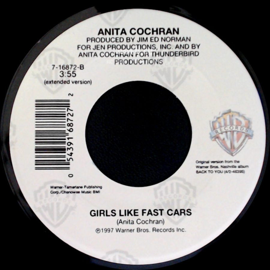 Anita Cochran - Good Times / Girls Like Fast Cars side B