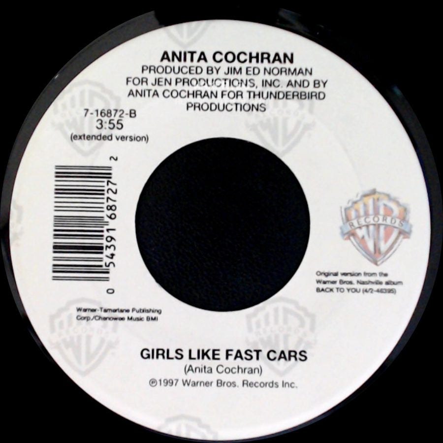 Anita Cochran - Good Times / Girls Like Fast Cars side B