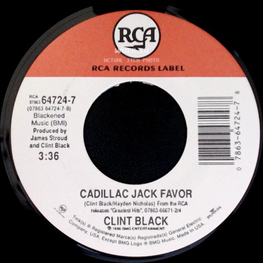 Clint Black - Half Way Up (Edit) / Cadillac Jack Favor side B